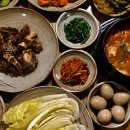 청국장과 생선구이 이미지