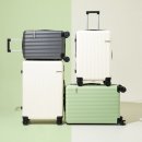 지에스슈퍼(구현대그린) | 타임리스 메탈릭 캐리어 기내용 수화물용 실사용 후기, 바퀴 교체되는 확장형 캐리어 이거면 끝