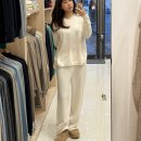 제노스템 용산센터 | 노비카 캐시미어 아울렛 방문 후기, 캐시미어100 니트 코트 셋업 코디