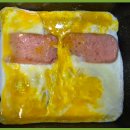 원팬으로 만든 간단하고 맛있는 스팸 달걀 오믈렛 이미지