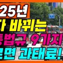 2025년 아예 싹 바뀌는 교통법규 9지! 모르고 있다가 과태료 부과하거나 면허 취소될 수 도 있습니다! 꼭 시청하세요 이미지