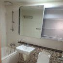 현진바이오 | 대구욕실리모델링 동구 서한이다음 아파트 600각 포세린타일 졸리컷 파티션 시공