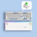 WHITE PC방 | SPM_PL108W 풀배열 화이트(몽돌 화이트축) 키보드 후기