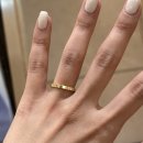 쇼파드 웨딩밴드 아이스큐브 옐로우골드 미디움 원다이아 후기 + 1년 사용후기 💍