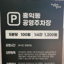홍익동 공영주차장 - 133037 | 홍익동 공영주차장