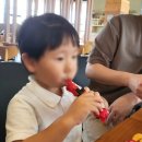 파리바게뜨안면도점 | 아이가 기다리던 2단 케이크, 어몽어스 피규어로 직접 꾸며준 5번째 생일 케이크!