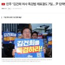 머리 잘쓴거 같은 김건희 특검법 재의결, 윤 탄핵안 7일 동시 추진 이미지