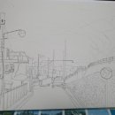 어반스케치, 수채화 이미지