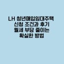 범천LH(임대주택) | LH청년매입임대주택 신청 조건과 후기 월세 부담 줄이는 확실한 방법