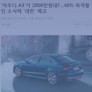 '아우디 A3'가 2000만원대?…40% 파격할인 소식에 '대란' 예고 이미지