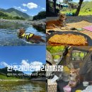 래미안밸리 | 완주 계곡 캠핑장 래미안밸리 애견동반 다녀온 후기 먹방기록