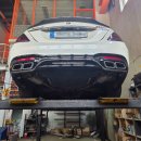 벤츠 W222 S63 AMG H파이프＞독립 작업 이미지