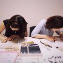 붓펜캘리그라피(주말반) | [아임조이엘로] 강남캘리그라피 주말반 1주차 붓펜수업후기