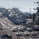 ‘떠다니는 군사기지’ 美핵항모 조지워싱턴함, 부산 입항 이미지