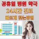 24시간 공휴일 야간 주말 진료 병원 응급실 찾기 영업 약국 찾기 총정리 이미지