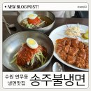 송주불냉면 | 수원 연무동 냉면맛집 &#34;송주불냉면&#34; 2단계 뿌신후기!