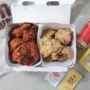 진주 충무공동치킨 bhc치킨 진주혁신도시점 후라이드양념반반 기본이 맛있으면 끝!!!