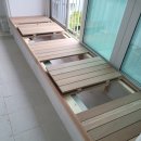 문현아이파크 | 울산 방어동 문현아이파크아파트 베란다 화단덮개 툇마루형 수납공간 베란다평상 실내평상