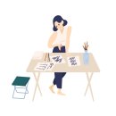 감성 먹 캘리그라피 이미지