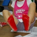 행복한 발자국 이미지