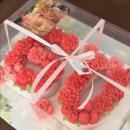 늘떡공방 | 광주 환갑 떡케이크, 사진 잘 나오는 쨍한 레드 숫자케이크 후기(해요떡공방)