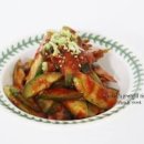 새콤달콤 오이무침 레시피 고추장 오이무침 양념 만드는법 이미지