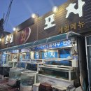 목포 초심회포차 산오징어회 횟집 추천