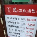 민갈비앤쌈밥 | 민 갈비 앤 쌈밥 후기