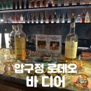 압구정 로데오 바 | 세련된 위스키 바에서 즐기는 싱글몰트와 달콤한 유식 [바 디어] 솔직후기
