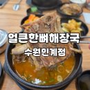 경기도 수원시 팔달구 경수대로467번길 22 (인계동) | [수원 인계동 밥집 맛집]얼큰한뼈해장국 수원인계점 — 매운맛 단계 선택 가능한 뼈해장국 솔직 후기