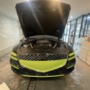 스타트자동차공업사 | 제네시스 G80 앞범퍼 PPF 보험처리 재시공,사고수리 후 반드시 확인해야 할 포인트