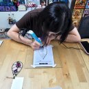 창의력 쑥쑥 3D펜 아트 | 3D펜 스테인드글라스 물방울 썬캐쳐 만들기 인테리어 소품 원데이클래스 수업 후기 강서구 공방