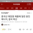 중국산 태양광 제품에 밀린 웅진에너지, 결국 파산 이미지