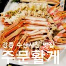 강릉 주문진 수산시장 맛집 현지인 추천 주문활게에서 신선한 대게 먹은 후기.