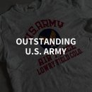 아웃스탠딩 US ARMY 반팔, 아웃스탠딩 미군 반팔 회색 내돈내산 소장템 리뷰