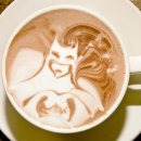 라떼아트 이미지