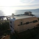 푸른바다와 캠핑 이미지