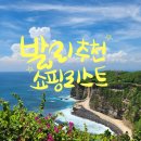 (주)허브 앤드 사이버 | 발리여행 기념품 쇼핑리스트 추천 후기 미용 소스 간식 도마 생필품까지
