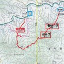 활메기산(689m).갈경산(783.6m).엽팔산(572.5m)/강원.삼척) 이미지