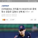 [오피셜]KIA, 안치홍 FA 보상선수로 롯데 투수 유망주 김현수 선택 이미지