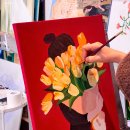 꽃그림 색연필화 | 분당취미미술 왕초보도 배워본 아트아뜰리에