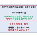 둔촌주공입주권 4단지 84㎡(34평 D타입) / 남향 / 최저급매물 / 입주시 잔금 매물 이미지