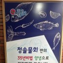 울진후포리청솔물회