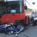 [사고]- 버스-오토바이 등 4중 추돌, 1명 사망 이미지