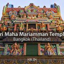 스리 마하 마리암만 사원(Sri Maha Mariamman Temple). 인도 힌두사원. 실롬 방콕에 위치 이미지