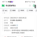 공모주 두산로보틱스 대어 냄새남 이미지