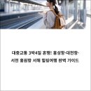 (유)서해고속관광 | 대중교통 3박4일 혼행! 홍성항·대천항·서천 홍원항 서해 힐링여행 완벽 가이드 (2025 최신 트렌드)