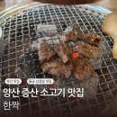 짝 | 양산 증산 소고기 삼겹살 맛집 한짝 방문 후기