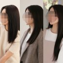 합성사 | 부분가발 헤어피스 100%인모 붙임머리 똑딱이 자연스러운 가발 스타일링