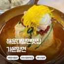 가온 | 해운대밀면 맛집 가온밀면 후기